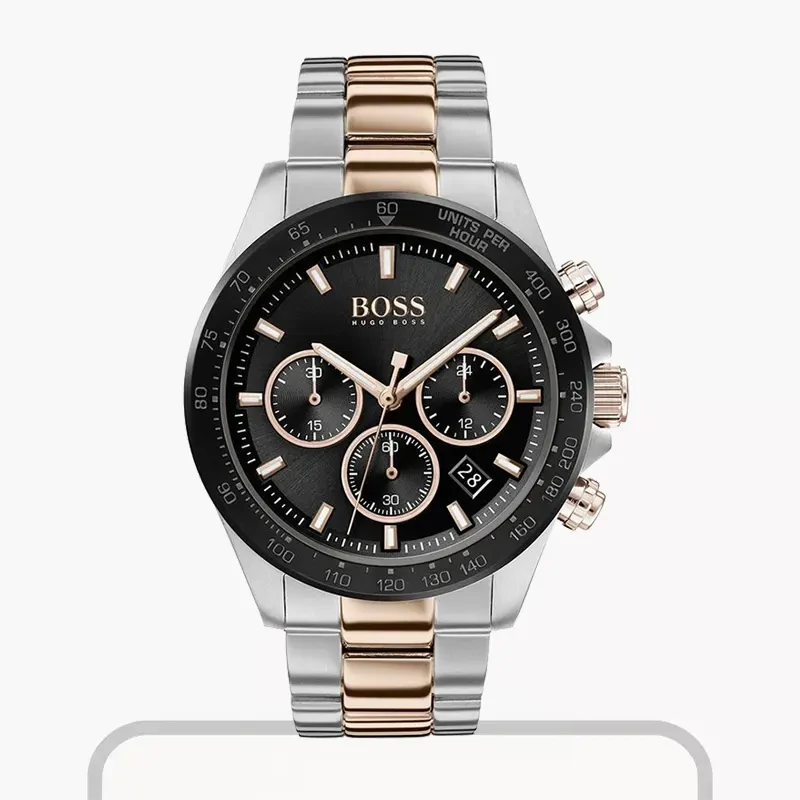 Hugo Boss Hero Series Chronograph Black Dial Men’s Watch- 1513757